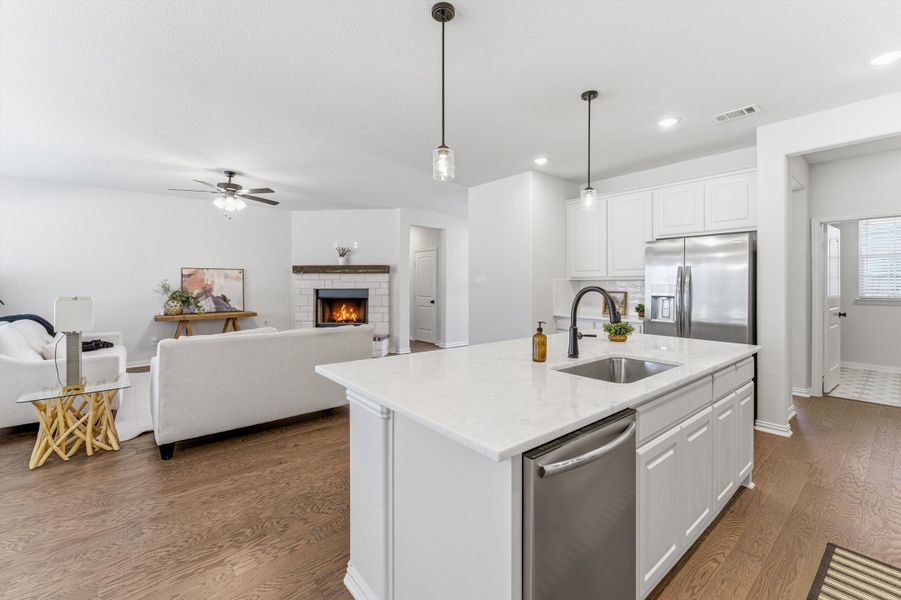 Furnished interior view inside a new home in Terra Escalante, Blue Ridge (Image 6).