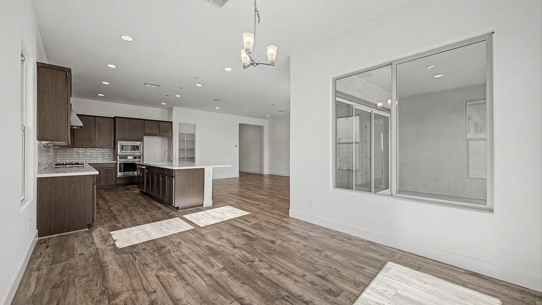 Furnished interior view inside a new home in Arroyo Seco - Hacienda, Buckeye (Image 9). Furnished interior view inside a new home in Arroyo Seco - Hacienda, Buckeye (Image 9).