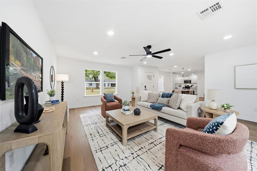 Furnished interior view inside a new home in , Hillsboro (Image 7).