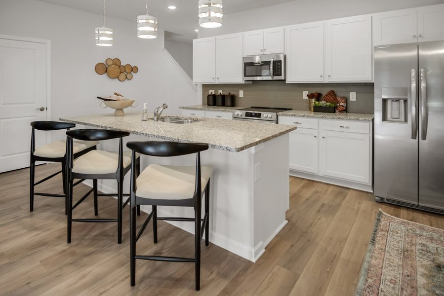 Furnished interior view inside a new home in Cantigny Park, Clarksville (Image 6). Furnished interior view inside a new home in Cantigny Park, Clarksville (Image 6).