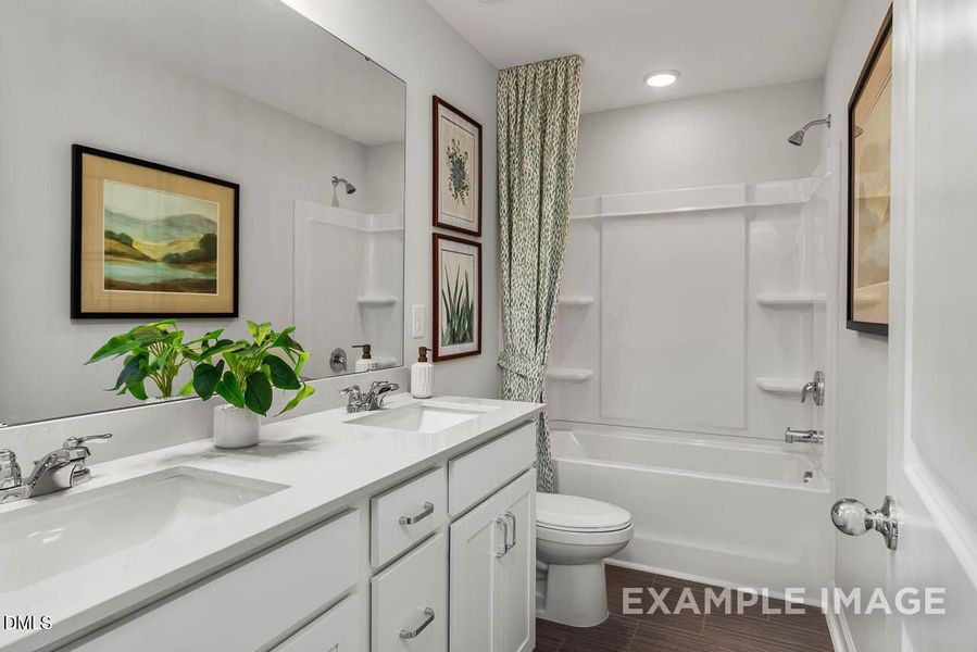 Furnished interior view inside a new home in Springvale, Fuquay Varina (Image 41).