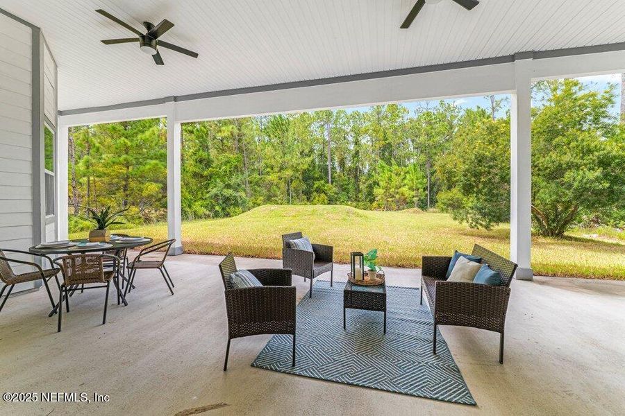 Furnished interior view inside a new home in , Jacksonville (Image 28).