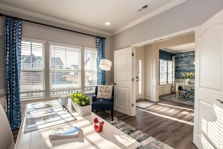 Representative furnished interior of a home built from the Bedford by True Homes in Stonebridge Fairways, Monroe (Image 22).