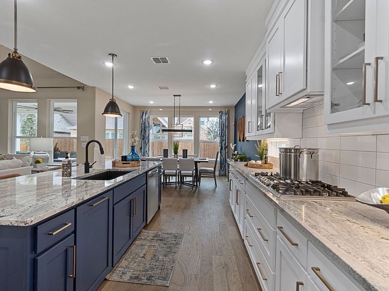 Representative furnished interior of a home built from the Middleton by Landon Homes in Lexington Frisco, Frisco (Image 11).