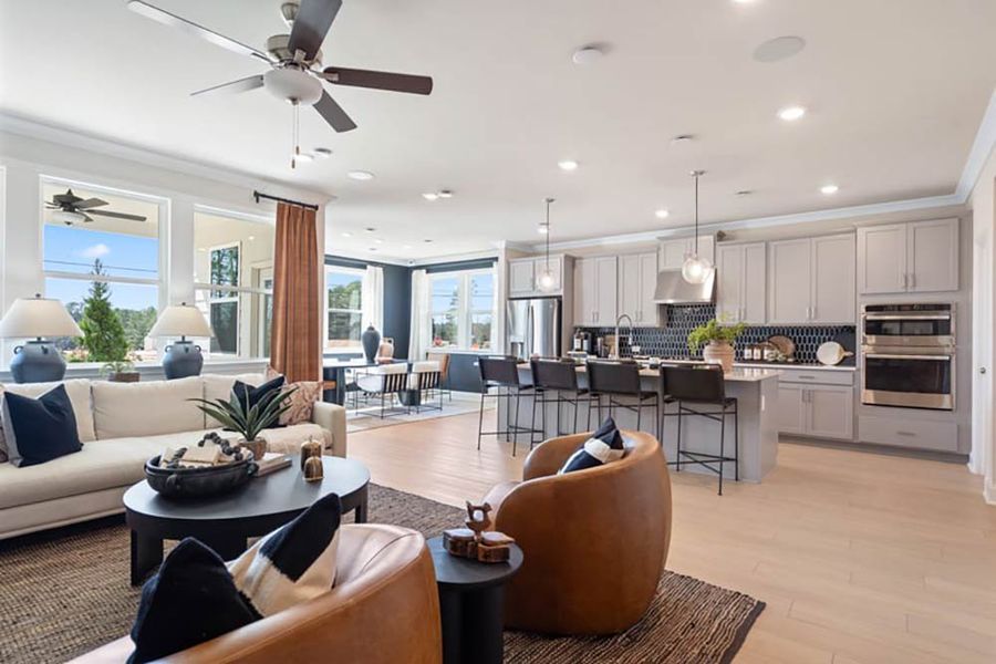 Furnished interior view inside a new home in Nichols Farm, Dacula (Image 11).