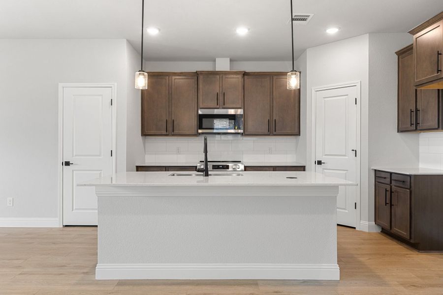Furnished interior view inside a new home in Lake Park Villas, Wylie (Image 31).