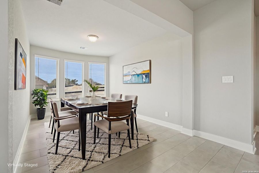 Furnished interior view inside a new home in Legendary Trails - Premier Series, Cibolo (Image 13).