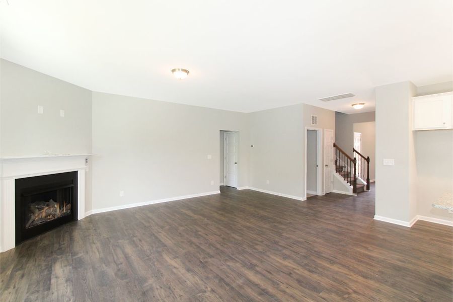 Representative unfurnished interior of a home built from the Hogan by RiverWILD Homes in Maggie Way, Wendell (Image 22). Representative unfurnished interior of a home built from the Hogan by RiverWILD Homes in Maggie Way, Wendell (Image 22).
