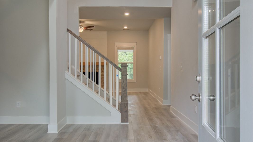 Representative furnished interior of a home built from the Emerson II by DRB Homes in Saddleridge, Senoia (Image 19). Representative furnished interior of a home built from the Emerson II by DRB Homes in Saddleridge, Senoia (Image 19).