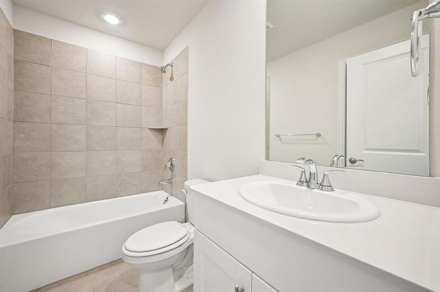 Photo is not of the actual home, but is an inspirational photo of builder’s model home and may depict options, furnishings, and/or decorator features that are not included.