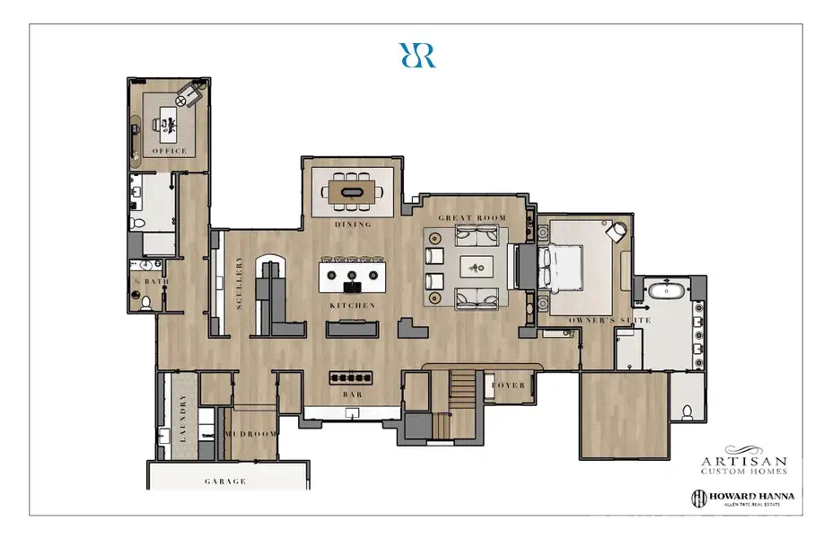 2D floor plan layout of this home in , Denver, NC (Image 5).