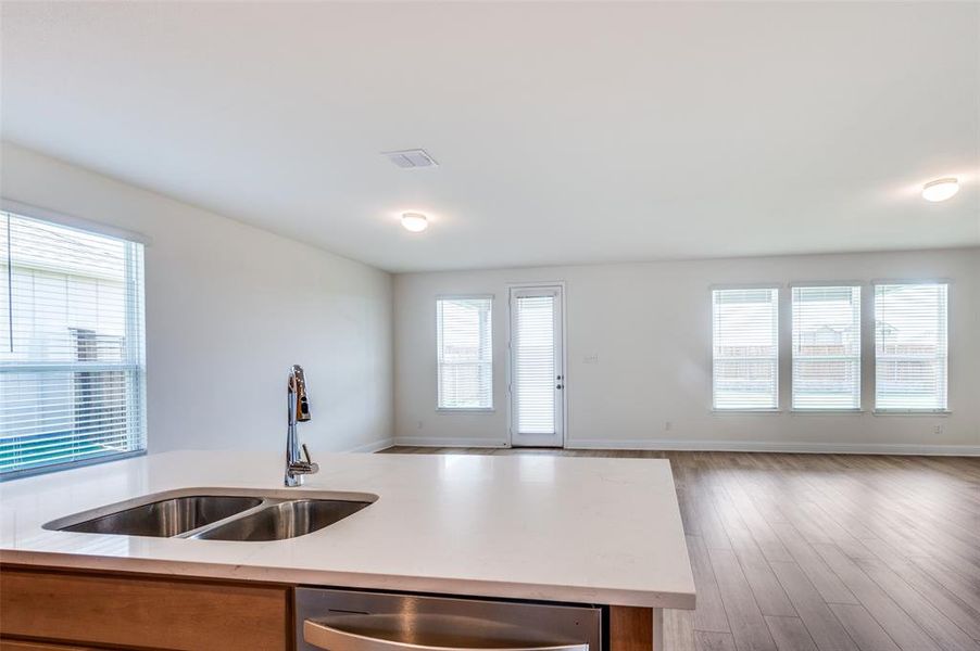 Furnished interior view inside a new home in Sierra Vista at Kelly Ranch, Aledo (Image 9).