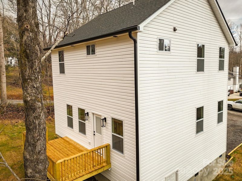 Exterior details and patio area of a home in , Pisgah Forest (Image 28). Exterior details and patio area of a home in , Pisgah Forest (Image 28).