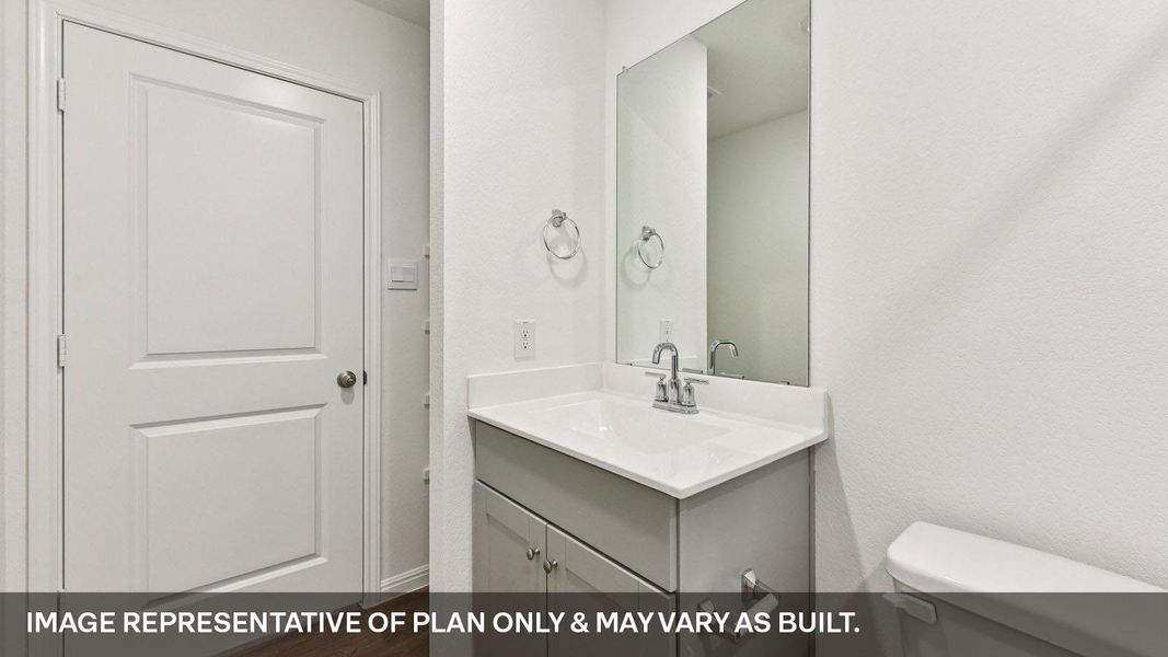 Furnished interior view inside a new home in Southgrove, Kyle (Image 9).