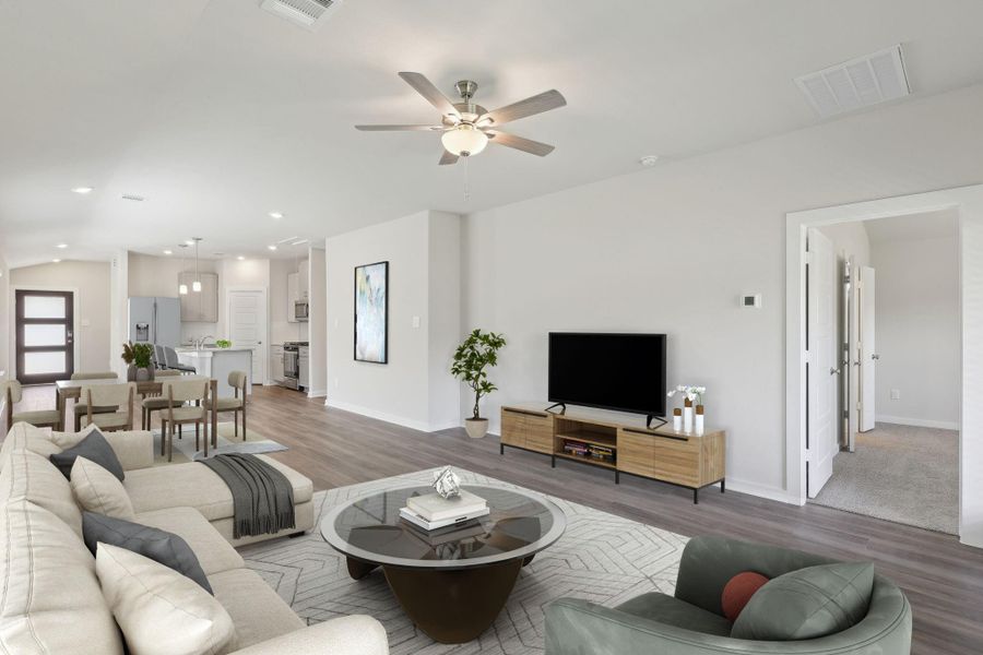 Photo is not of the actual home, but is an inspirational photo of builder’s model home and may depict options, furnishings, and/or decorator features that are not included