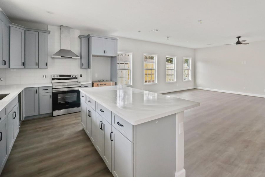 Furnished interior view inside a new home in , Crosby (Image 5).