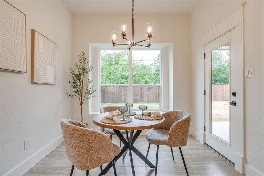 Furnished interior view inside a new home in , Sansom Park (Image 13).