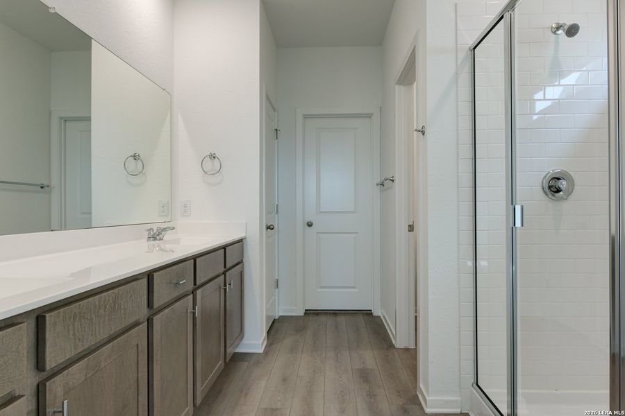 Furnished interior view inside a new home in Hennersby Hollow, San Antonio (Image 10).