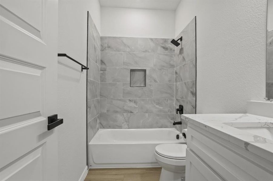 Furnished interior view inside a new home in , Gun Barrel City (Image 7). Furnished interior view inside a new home in , Gun Barrel City (Image 7).