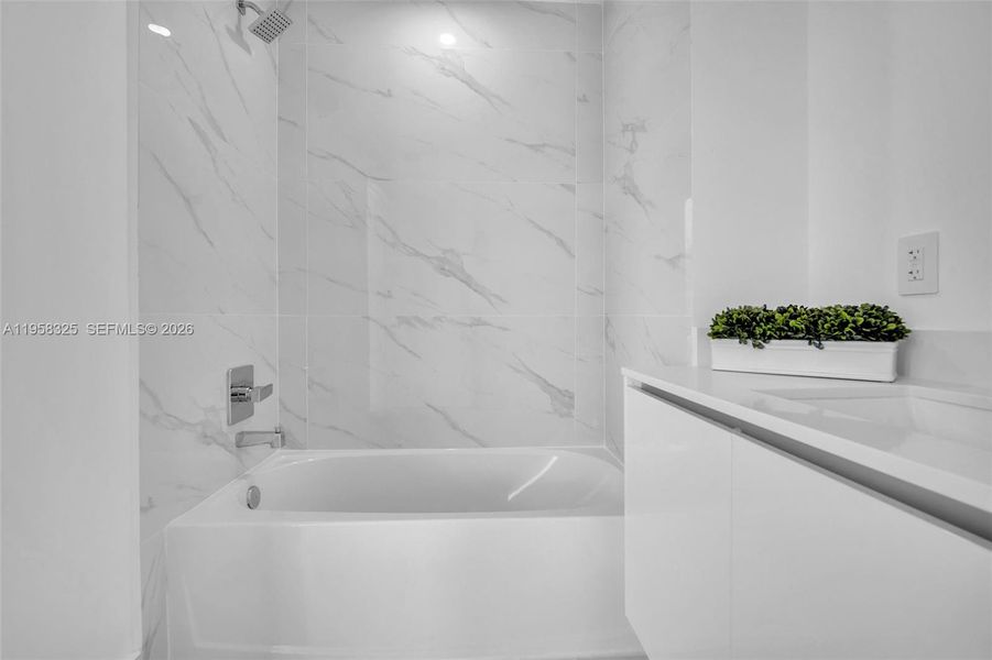 Close-up of interior finishes inside a home in Aria Reserve, Miami (Image 21).