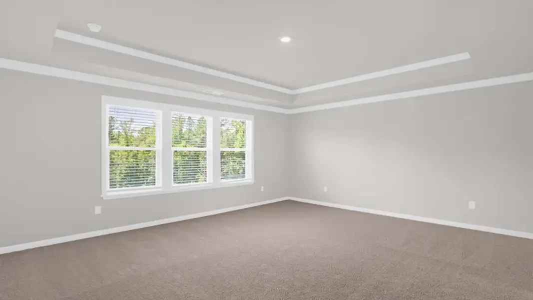 Spacious, unfurnished interior of a new home in The Estates Park, Apex (Image 32).