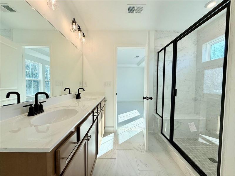 Furnished interior view inside a new home in Berkeley Mill, Cumming (Image 7). Furnished interior view inside a new home in Berkeley Mill, Cumming (Image 7).