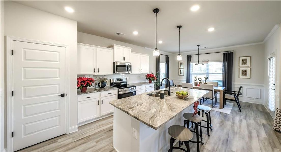 Furnished interior view inside a new home in Canterbury Villas, Carrollton (Image 40).