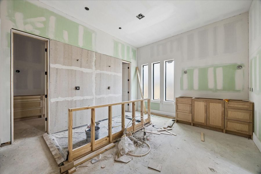 In-progress construction of a new home in , Houston, TX (Image 18).