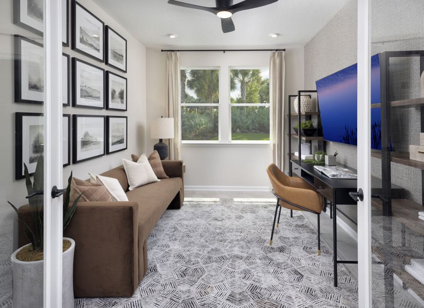 Representative furnished interior of a home built from the Barbados by Mattamy Homes in RiverTown - WaterSong, St. Johns (Image 7). Representative furnished interior of a home built from the Barbados by Mattamy Homes in RiverTown - WaterSong, St. Johns (Image 7).