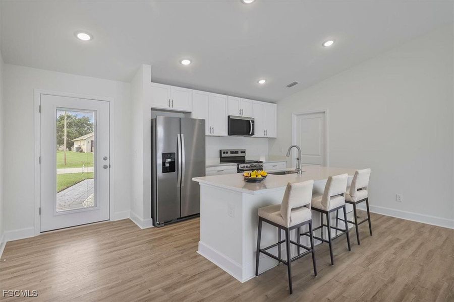 Furnished interior view inside a new home in Cape Coral, Cape Coral (Image 4). Furnished interior view inside a new home in Cape Coral, Cape Coral (Image 4).