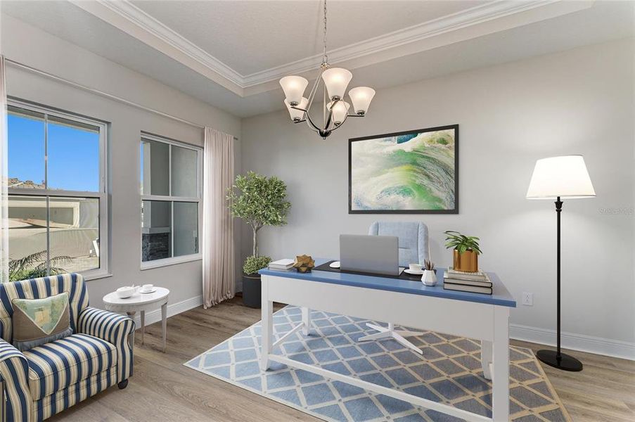 Furnished interior view inside a new home in Star Farms at Lakewood Ranch, Lakewood Ranch (Image 12).