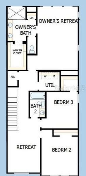 2D floor plan layout of this home in , Parrish, FL (Image 5).