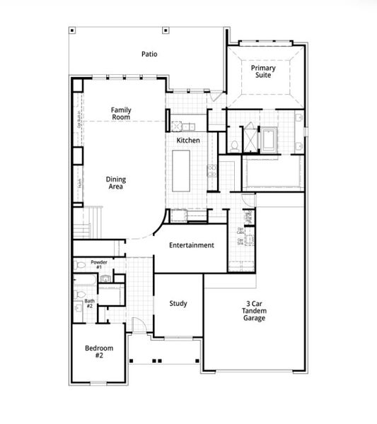 2D floor plan layout for the Stanley by Highland Homes in COLTON, Montgomery, TX (Image 39). 2D floor plan layout for the Stanley by Highland Homes in COLTON, Montgomery, TX (Image 39).