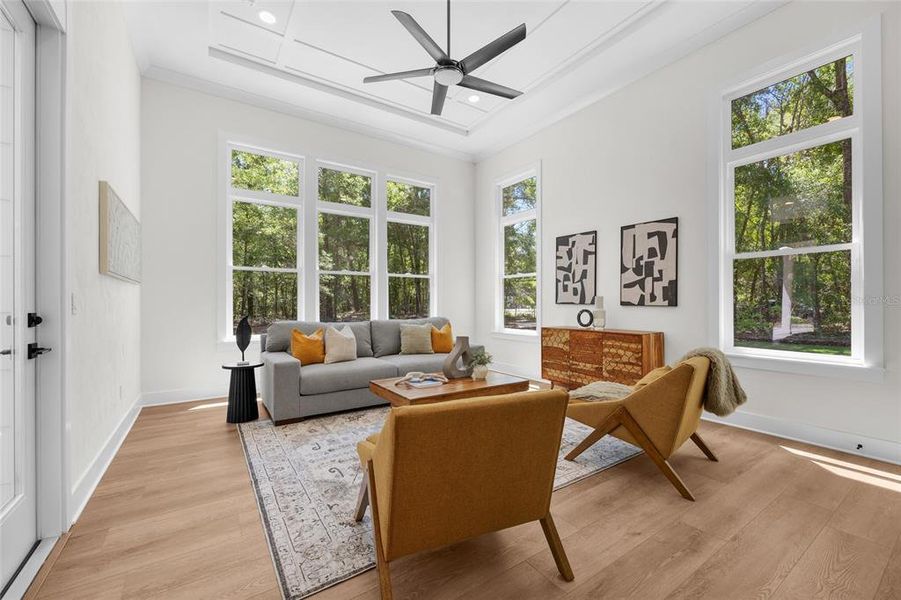 Furnished interior view inside a new home in , Gainesville (Image 6).