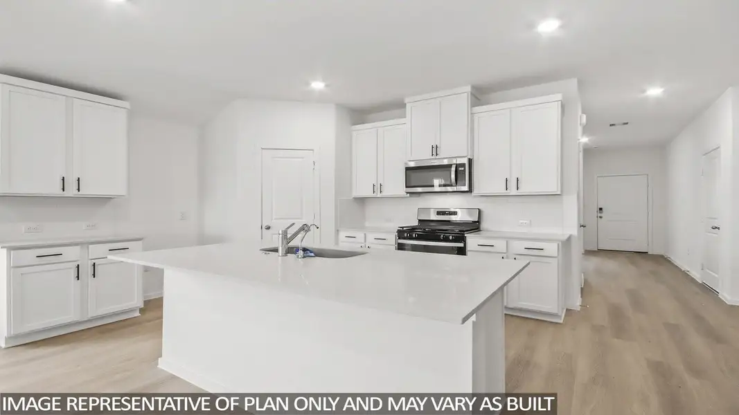 Furnished interior view inside a new home in Granger Pines, Conroe (Image 3).