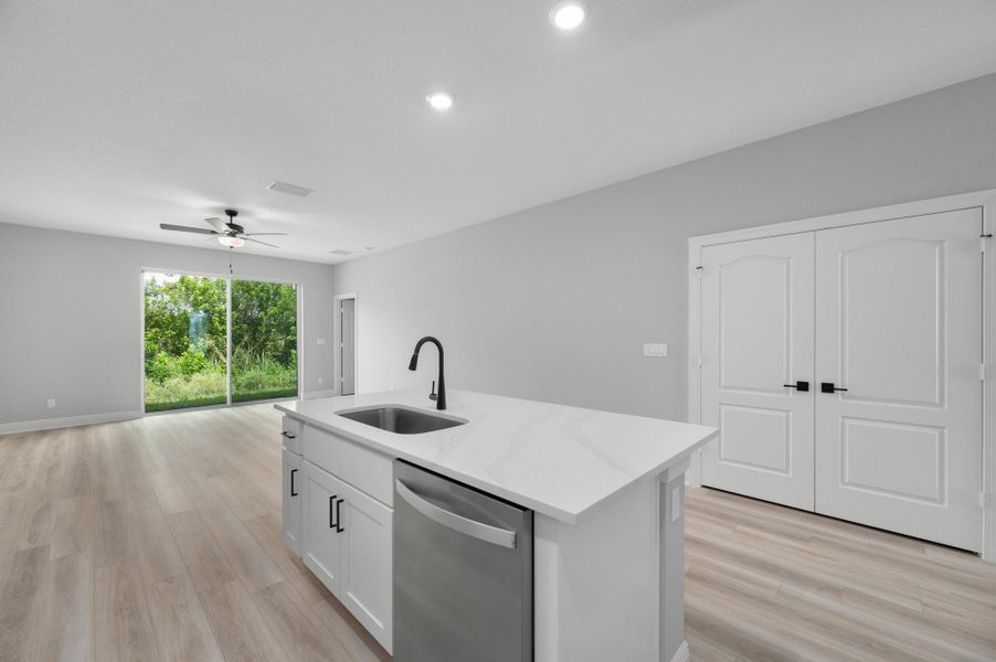 Furnished interior view inside a new home in Celebration Pointe, Fort Pierce (Image 5).
