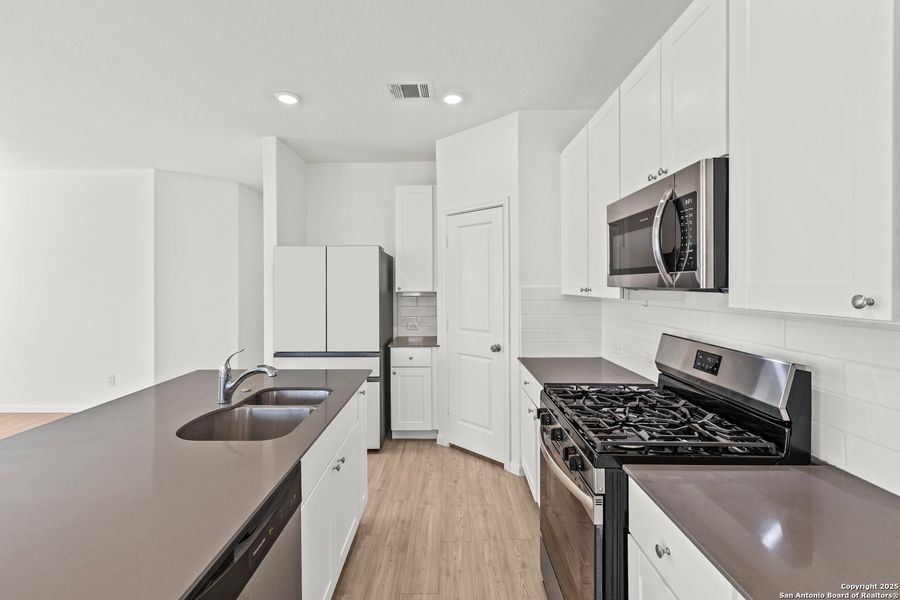 Furnished interior view inside a new home in , San Antonio (Image 11). Furnished interior view inside a new home in , San Antonio (Image 11).