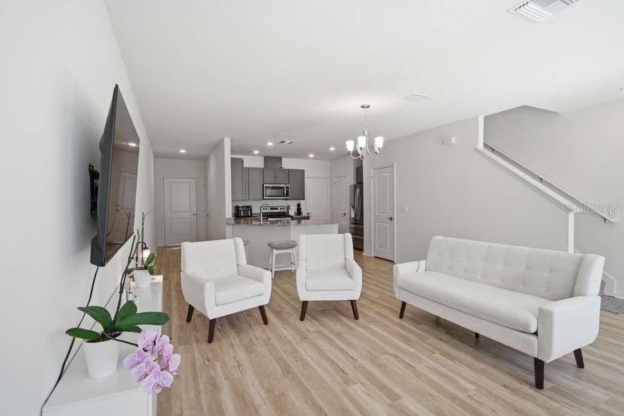 Furnished interior view inside a new home in , Davenport (Image 4).