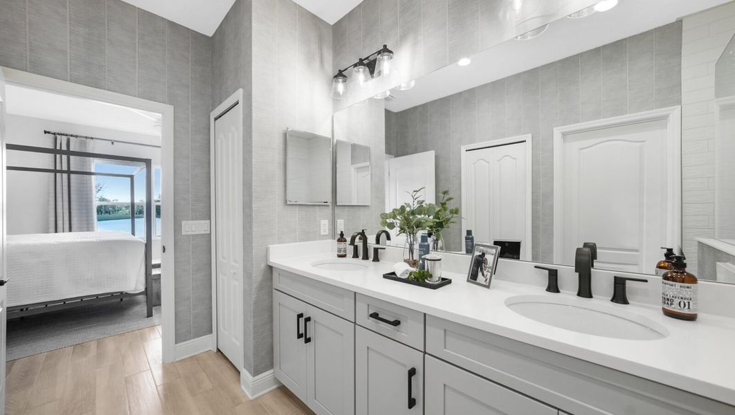 Furnished interior view inside a new home in Wildleaf, Parrish (Image 19).