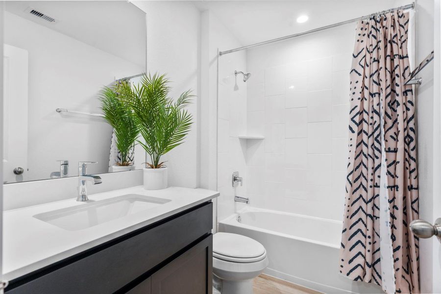 Furnished interior view inside a new home in Emberly, Beasley (Image 14).