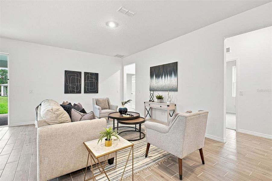 Furnished interior view inside a new home in Brack Ranch, St. Cloud (Image 6).