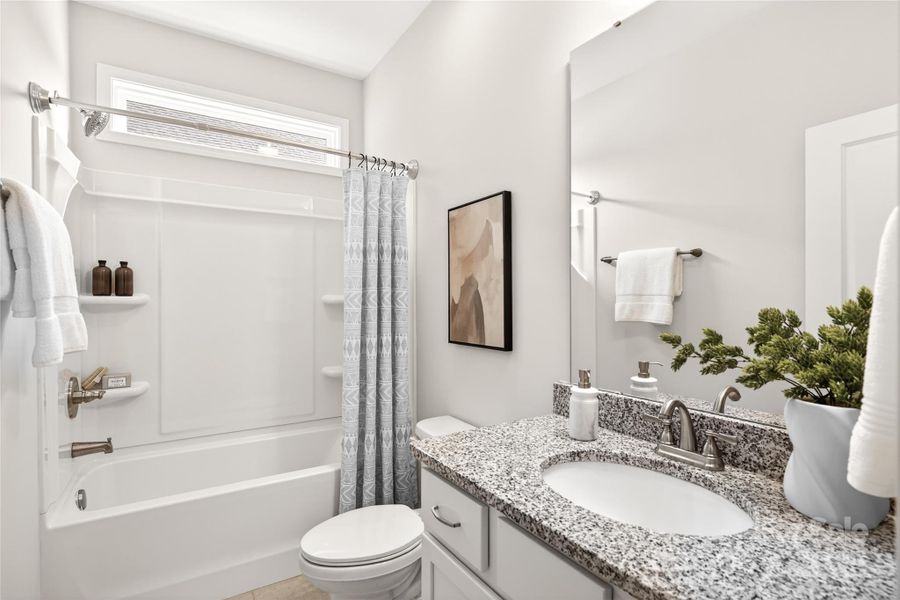 Furnished interior view inside a new home in Villas at Sherrills Ford, Terrell (Image 24).