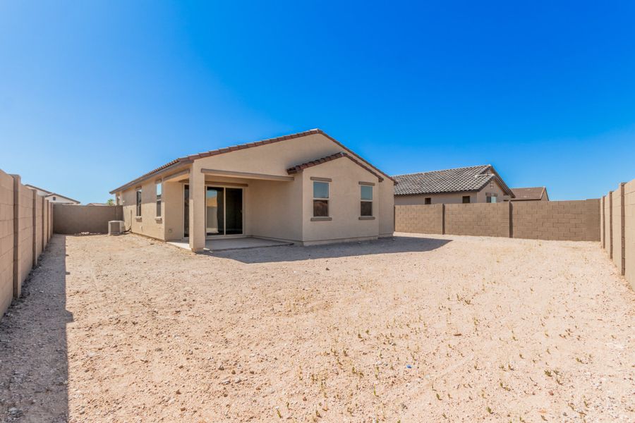 Representative exterior photo of a completed home built from the Lily by Taylor Morrison in CantaMia at Estrella 55+, Goodyear, AZ (Image 13).