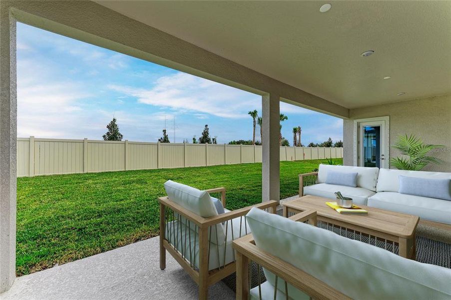 Exterior details and patio area of a home in Oakfield, Parrish (Image 21). Exterior details and patio area of a home in Oakfield, Parrish (Image 21).
