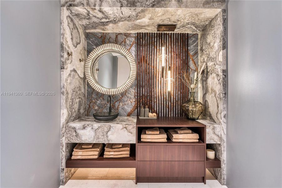 Furnished interior view inside a new home in , Fort Lauderdale (Image 15).