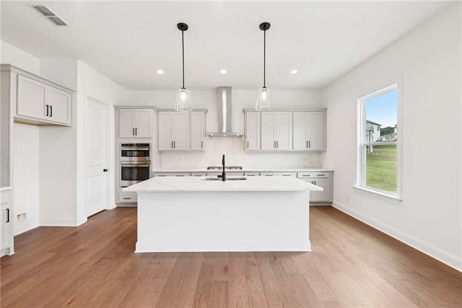 Furnished interior view inside a new home in East Harbor II at Chestatee, Dawsonville (Image 6).