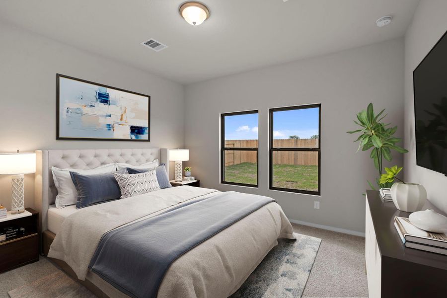 Furnished interior view inside a new home in Arabella on the Prairie, Richmond (Image 8).