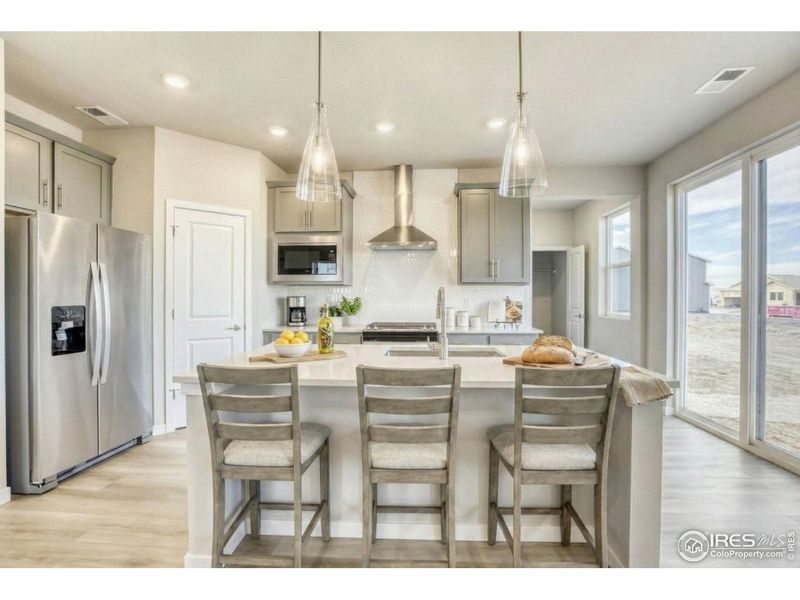 Furnished interior view inside a new home in Hidden Creek, Frederick (Image 7).