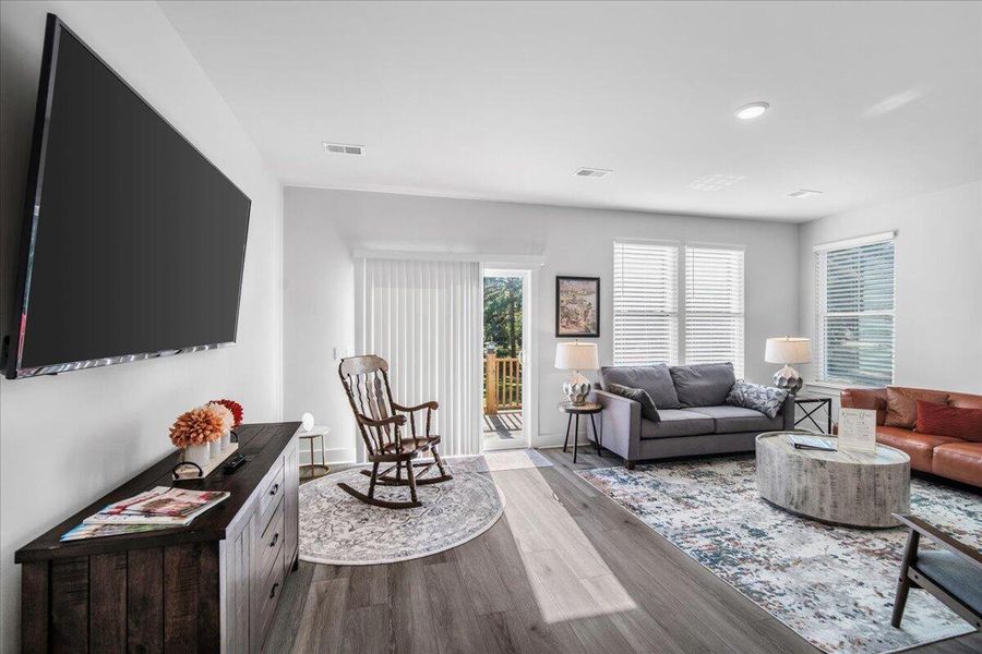 Furnished interior view inside a new home in Coopers Bluff, Hanahan (Image 14). Furnished interior view inside a new home in Coopers Bluff, Hanahan (Image 14).