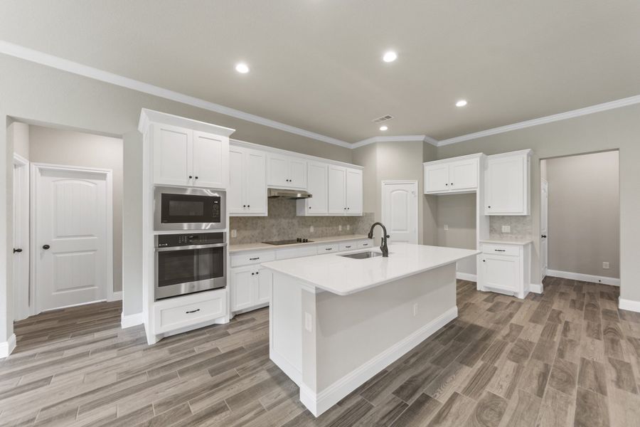 Representative furnished interior of a home built from the 2591 by Robbie Hale Homes in High Meadows Estates, Nevada (Image 17).